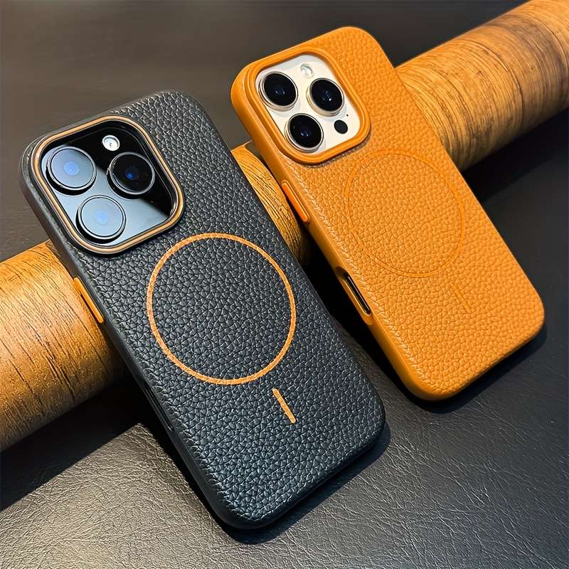 1Pc Light Grey For iPhone 12 Magnetic Wireless Charging Phone Case