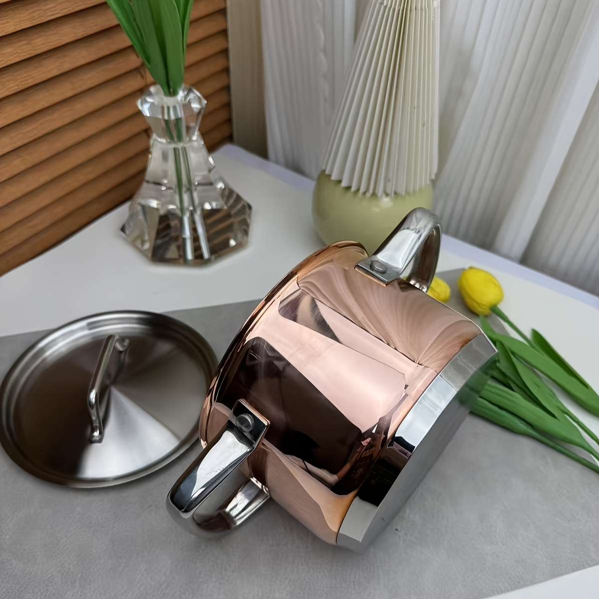 Premium Stainless Steel Copper Clad Pot With
