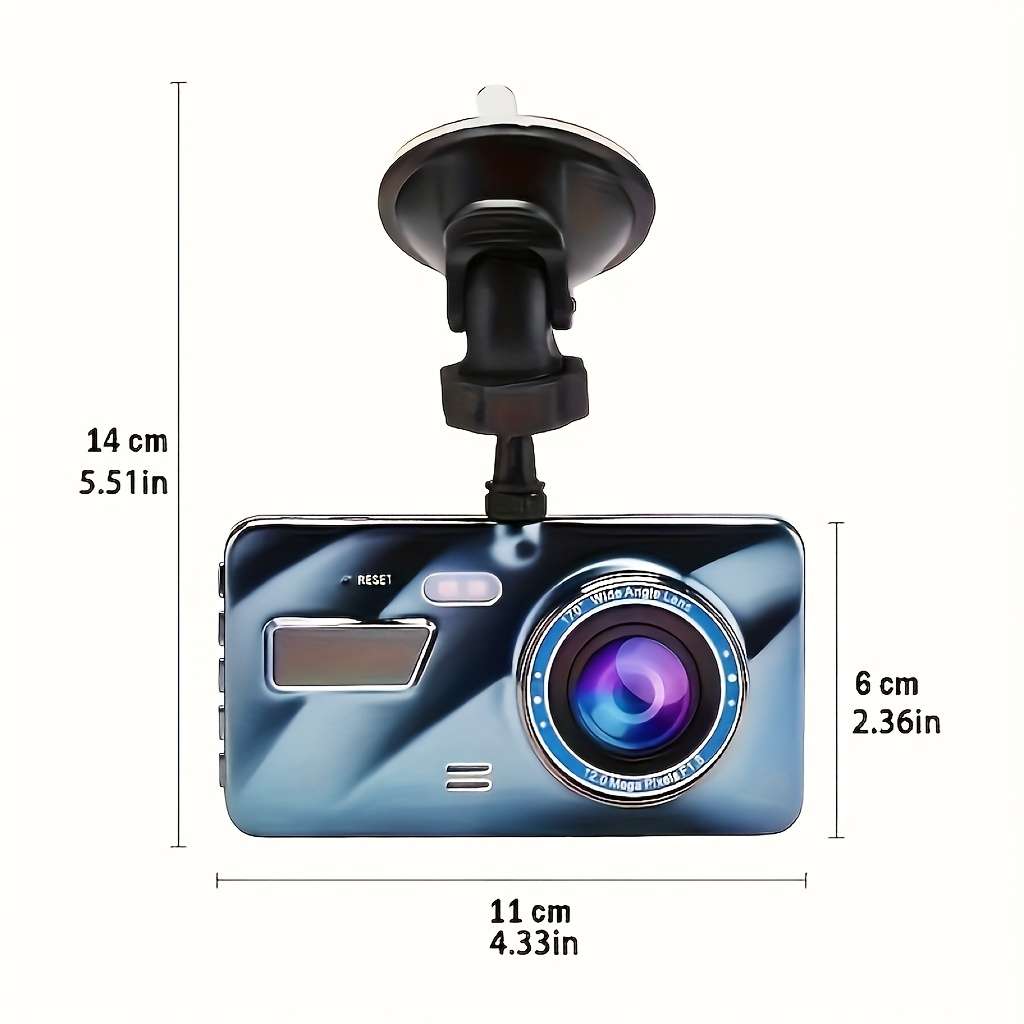Dashcam Material 5 Inch Alloy 2 Lens