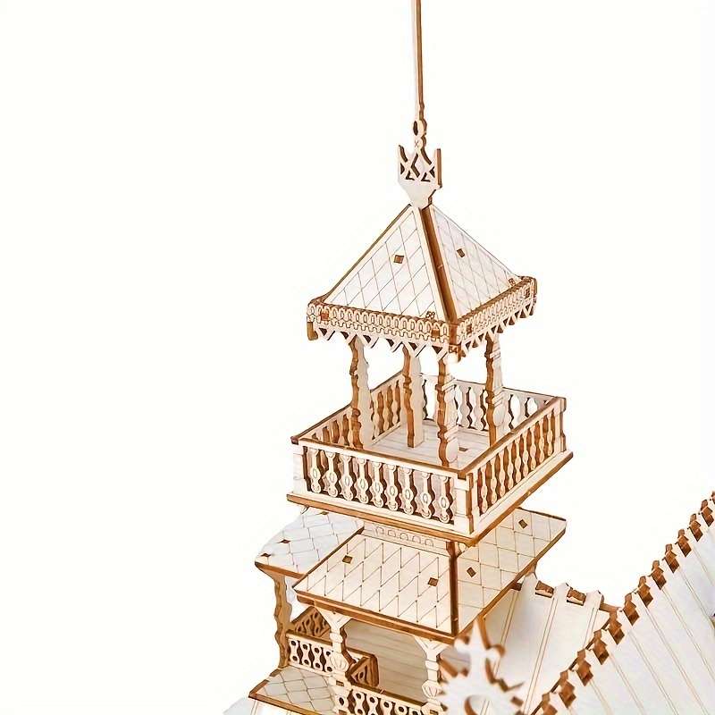 Building Toy Architectural Model Toy Set Material Wood