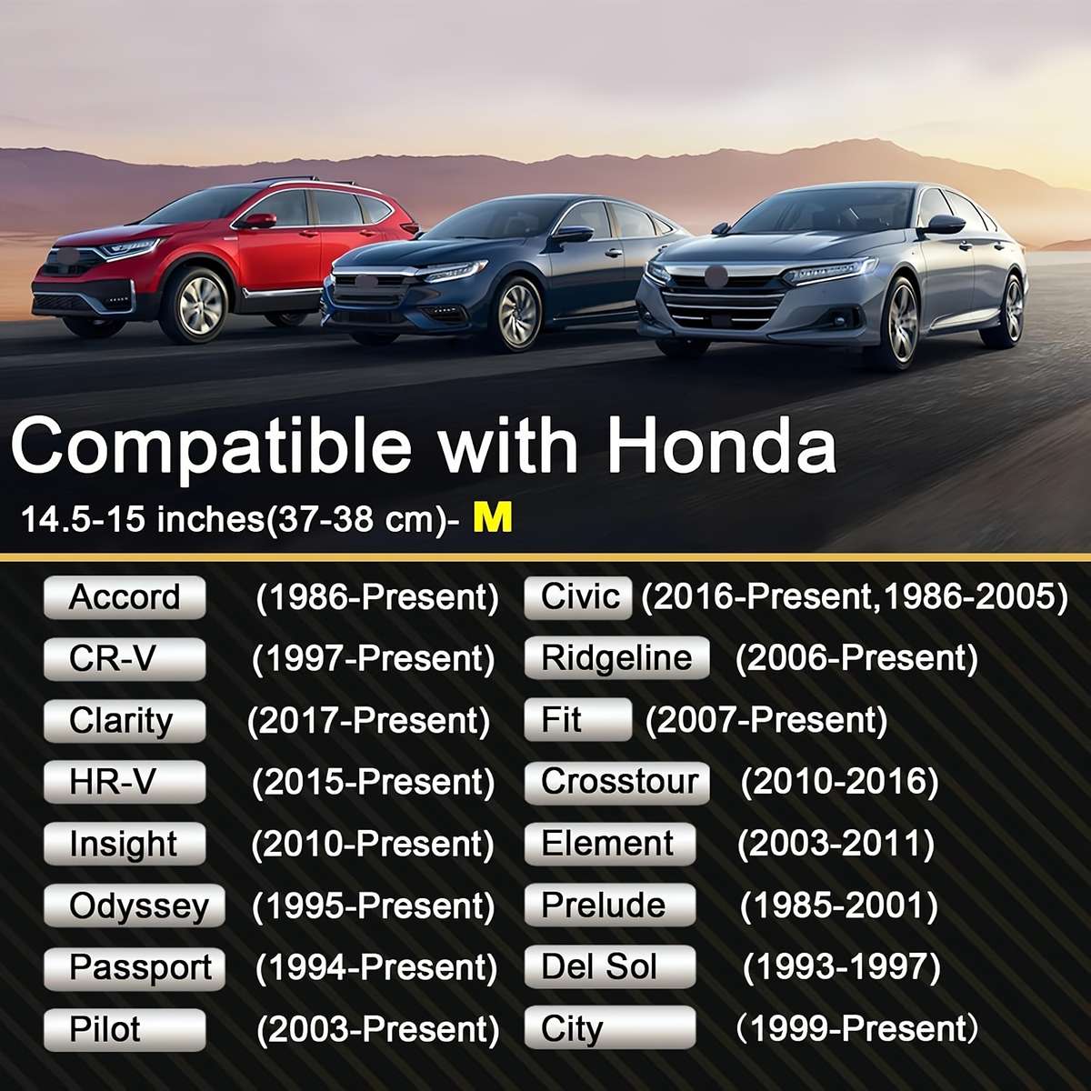 Car Steering Wheel Cover Black