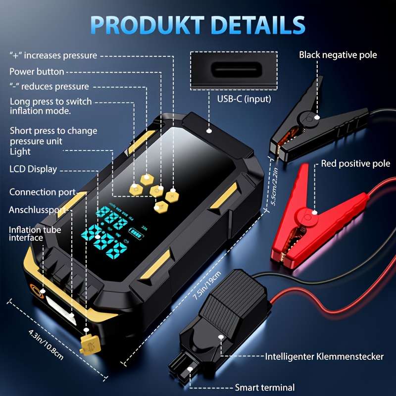 Car Battery Jump Starter