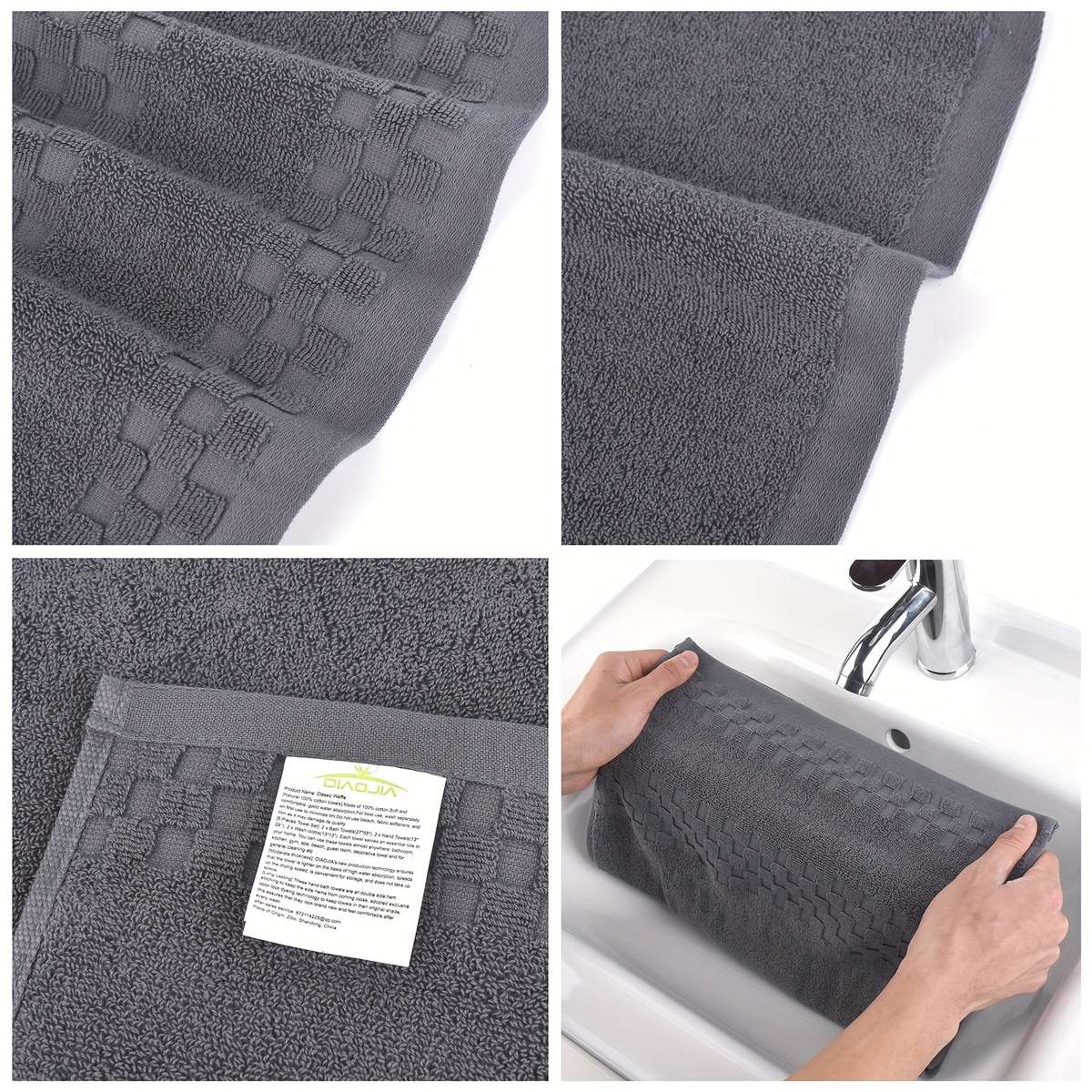 10 Pack Durable Premium Highly Absorbent Hypoallergenic Nordic Design Diaojia