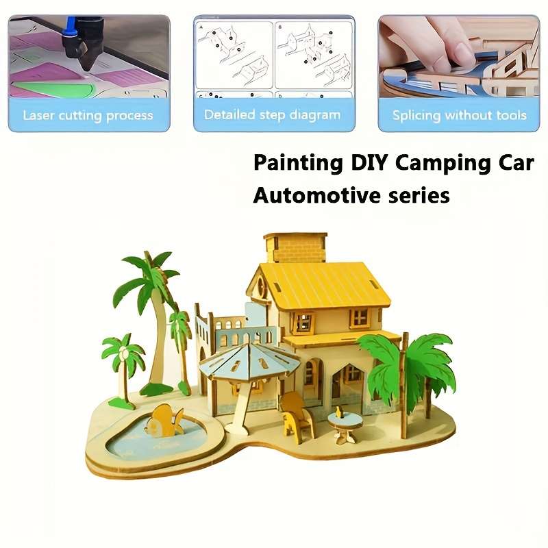 Building Toy Architectural Model Toy Set Style Binhai Xiaozhu