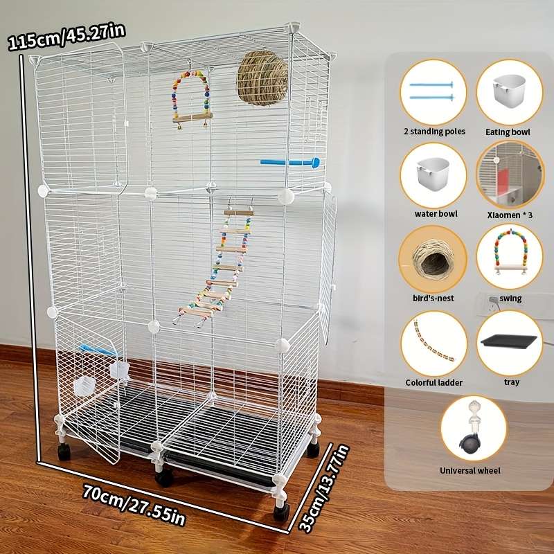 Birdcage Model 2 Rows With 3 Layers Without Diaphragm