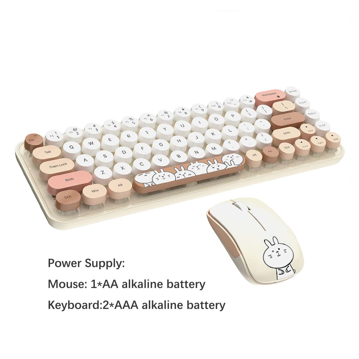 Keyboard Color Gray Mixed Colors