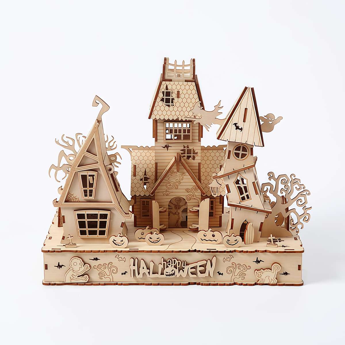 3D Model Desktop Ornaments Style Halloween Cabin