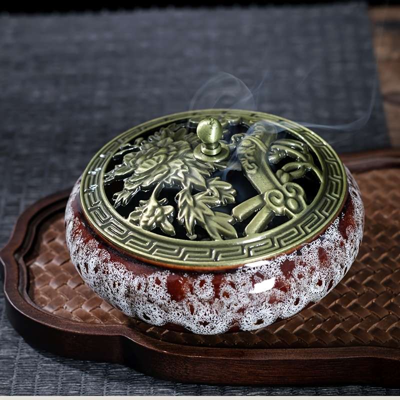 Incense Burner Items  Kiln Red