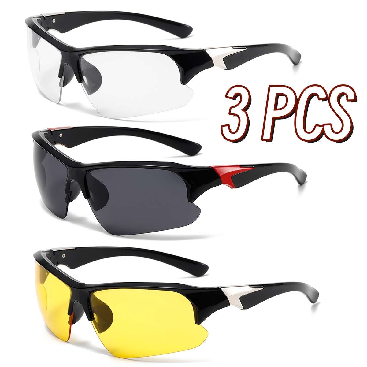 Cycling Glasses Color C4 Silver Black Gray Black Blue