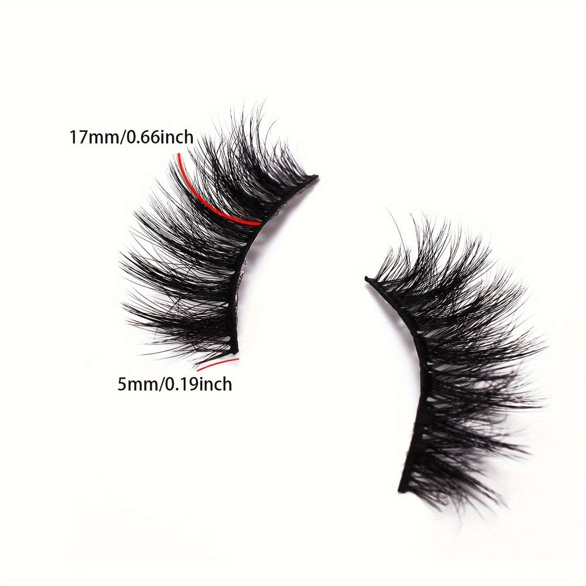 3 Pairs Volume Fluffy Individual Lashes Model 3pairs Zm23 17mm
