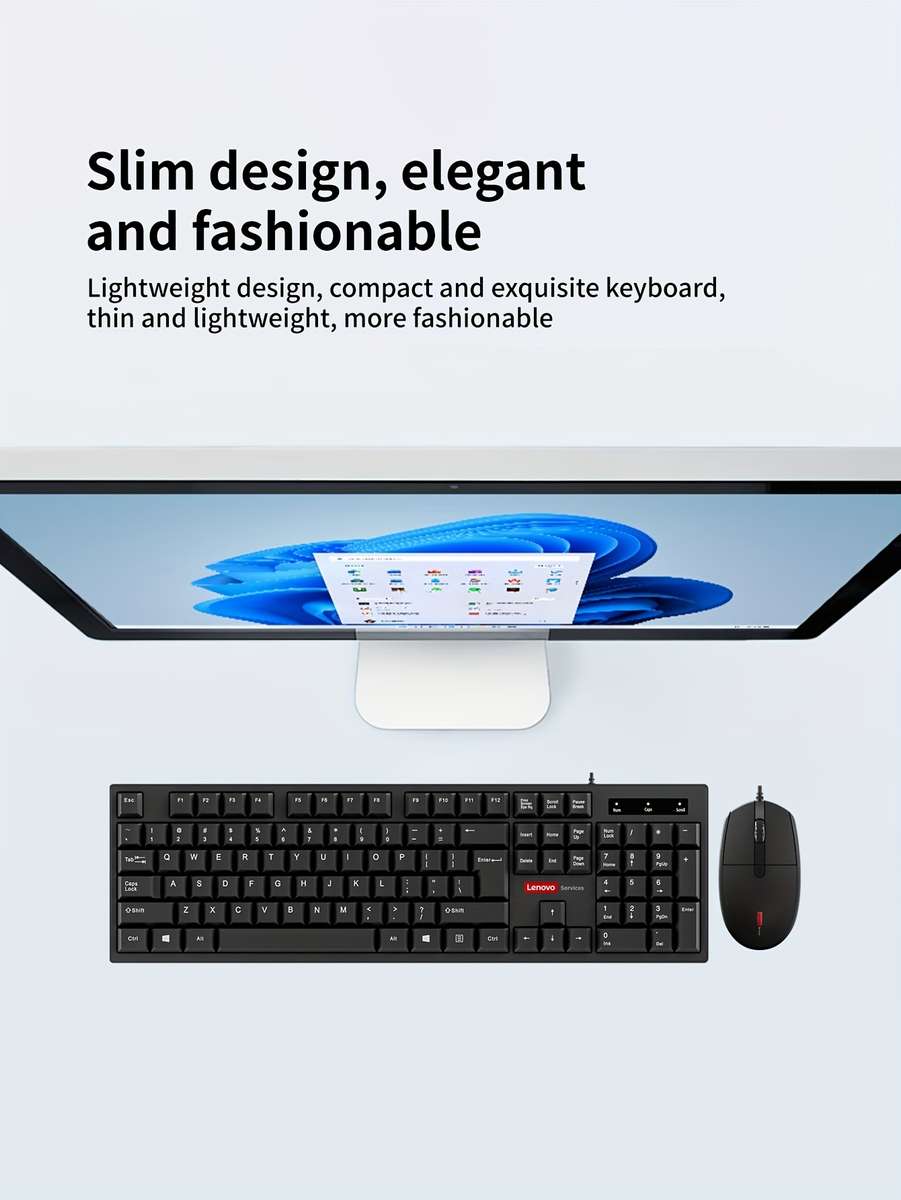 Keyboard Color Black Model Wired Set