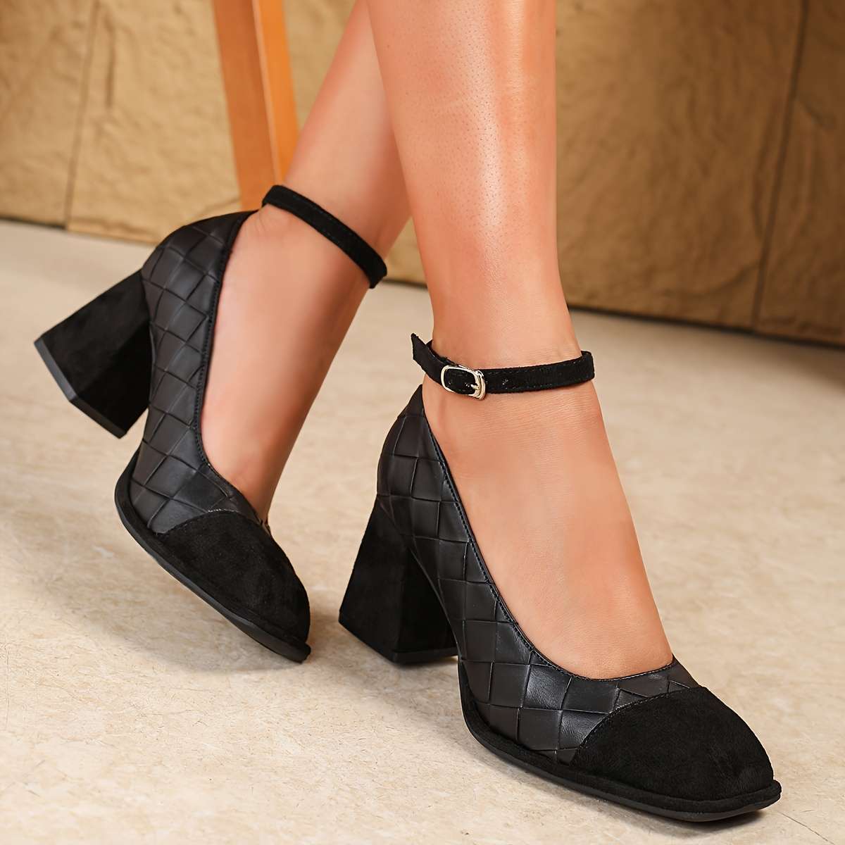 Women S High Heels Color Black Sizeuk 8
