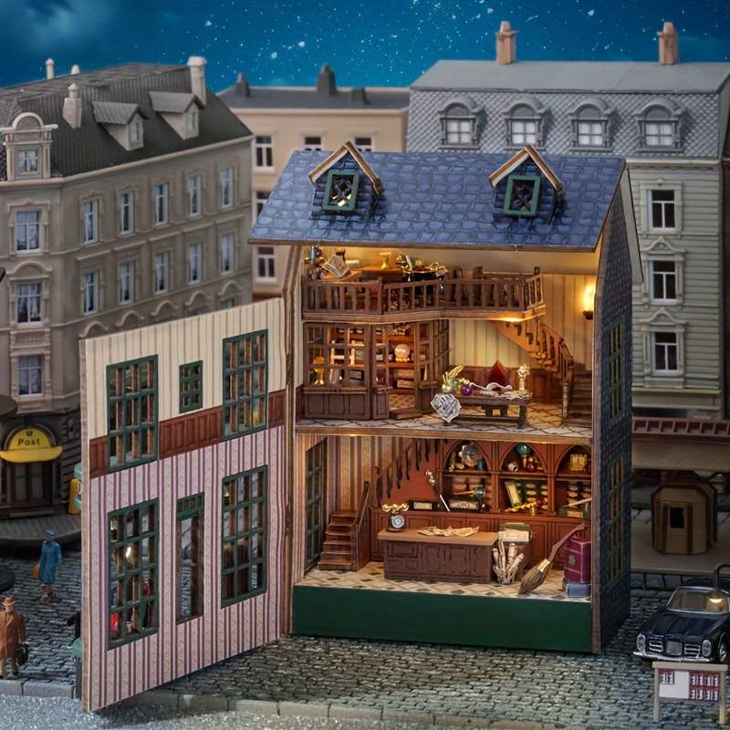 Building Toy Architectural Model Toy Set Items Zhuan Jiao Western Restaurant