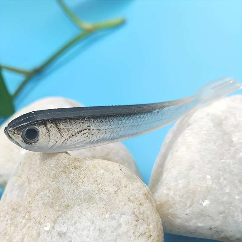 10pcs Premium Soft Baits for Bass Fishing Realistic Rubber Lures PVC Material Ideal for Fre