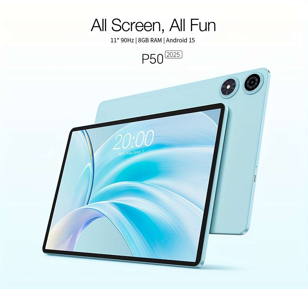 Ergonomic Teclast P50 Tablet Ips For Kids Expandable Storage System 11 Inch 8Gb