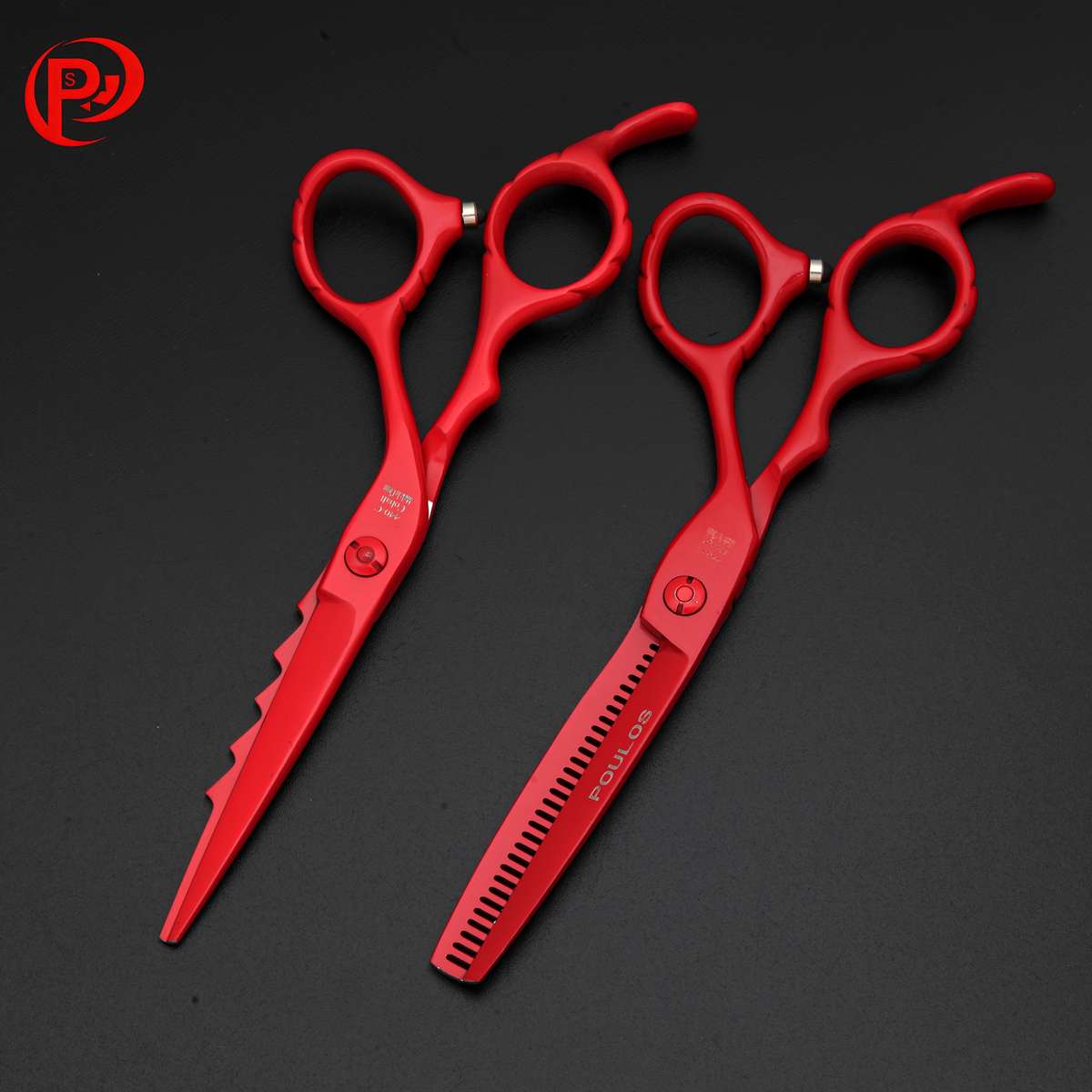 Hairdressing Scissors Style Poulos440C Steel Thinning Scissors  Hair Removal 25%