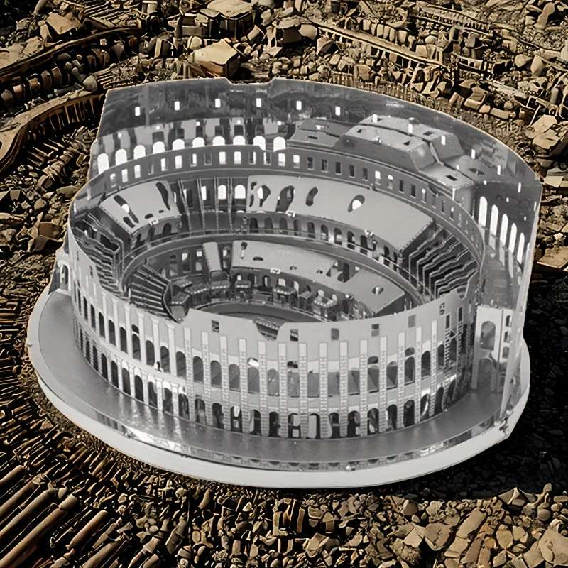 Building Toy Architectural Model Toy Set Model Colosseum