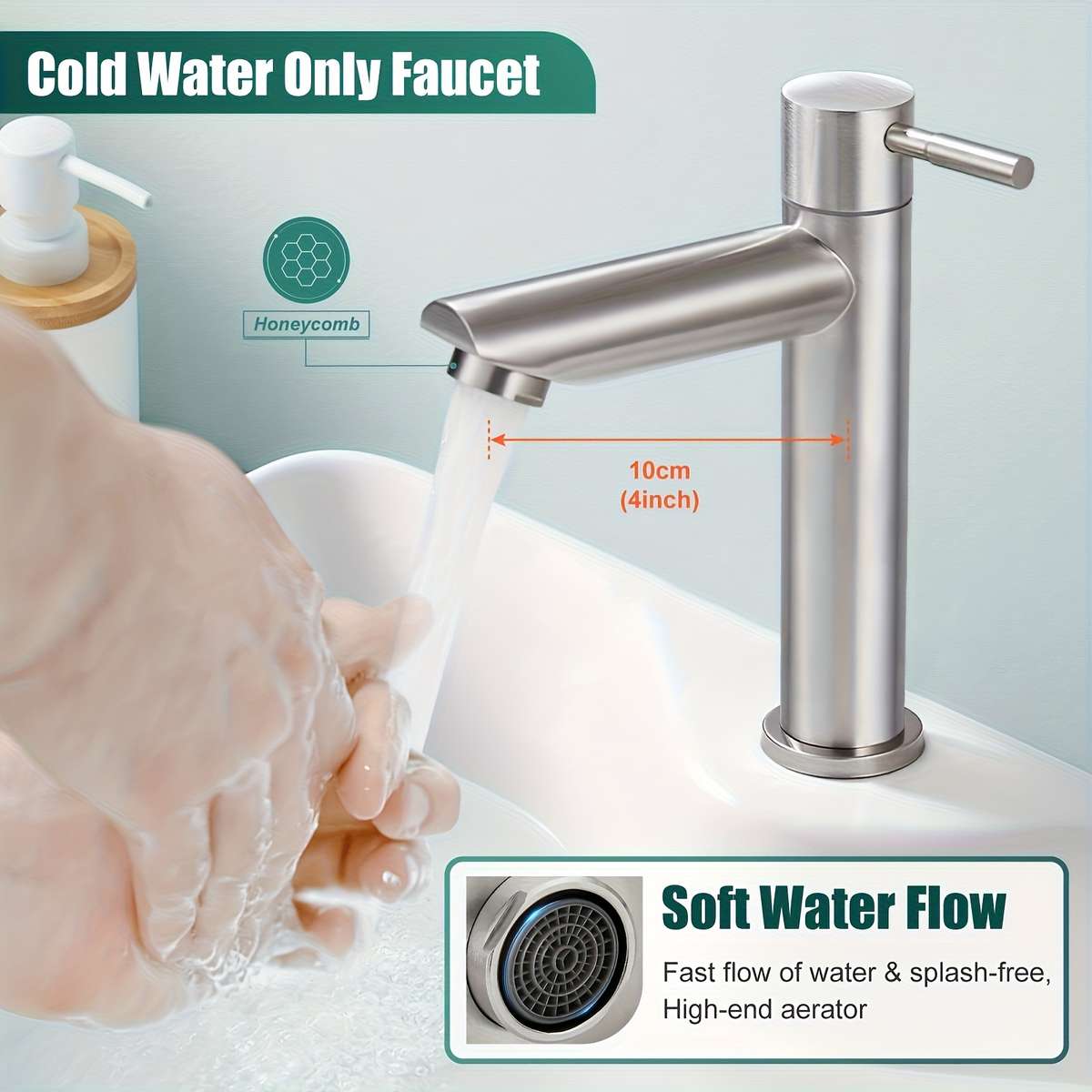 Faucet Chromium Quantity 2Pcs