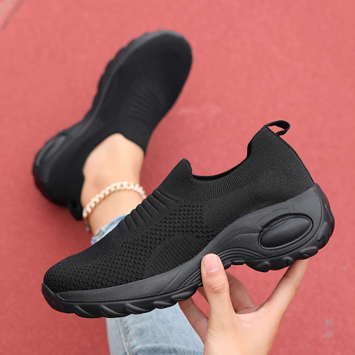 Women S Sneakers Color Black Sizeuk 9