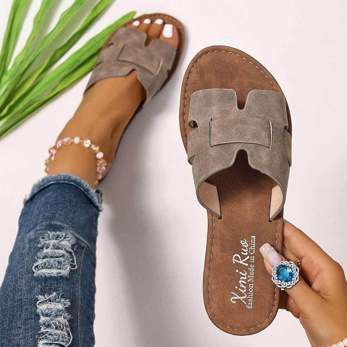 Sandals Color Beige Size Uk 8