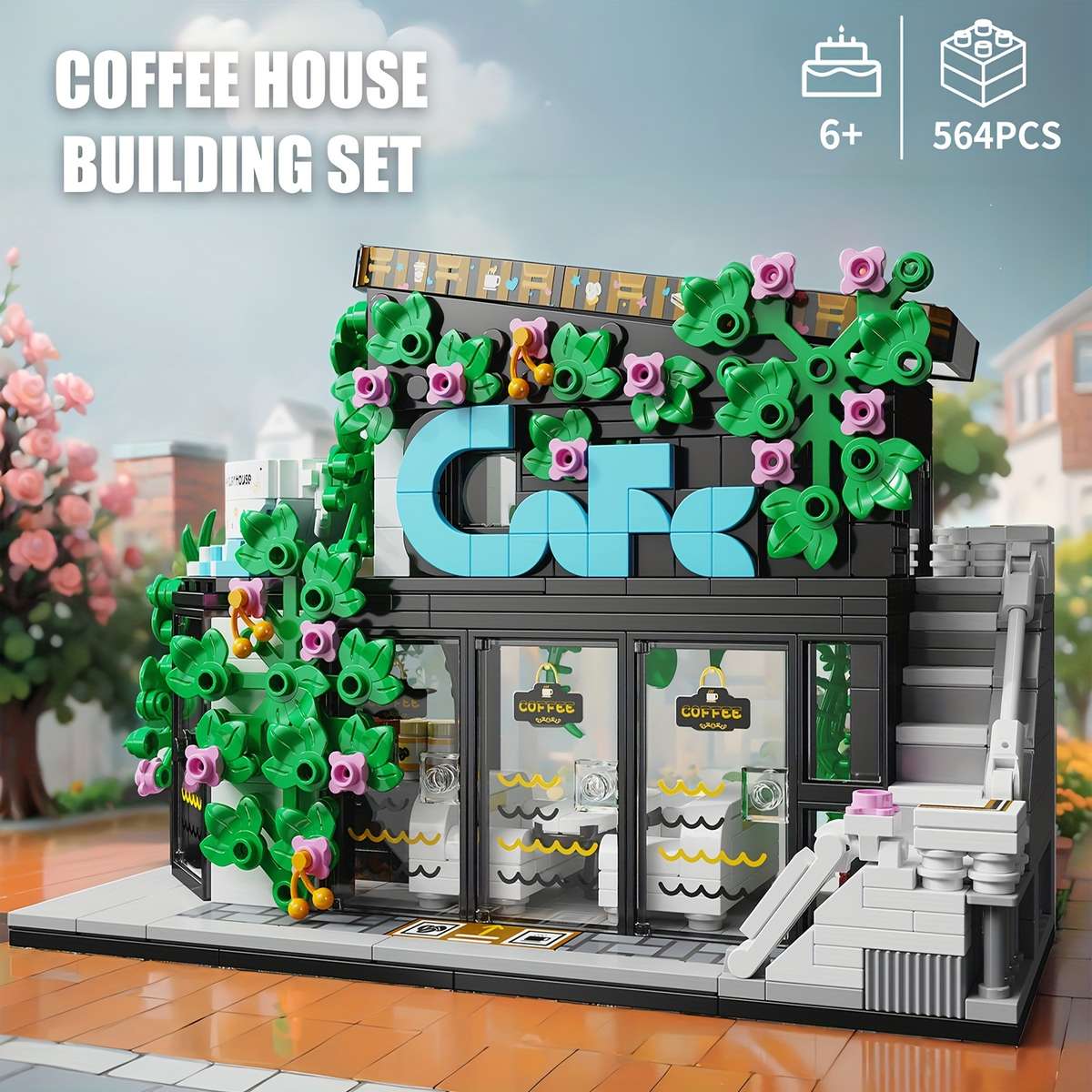 3D Building Model Puzzle Set