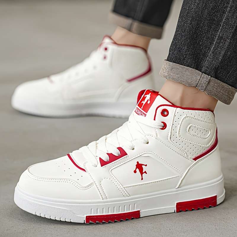 Sneakers Color White Red Sizeuk 7