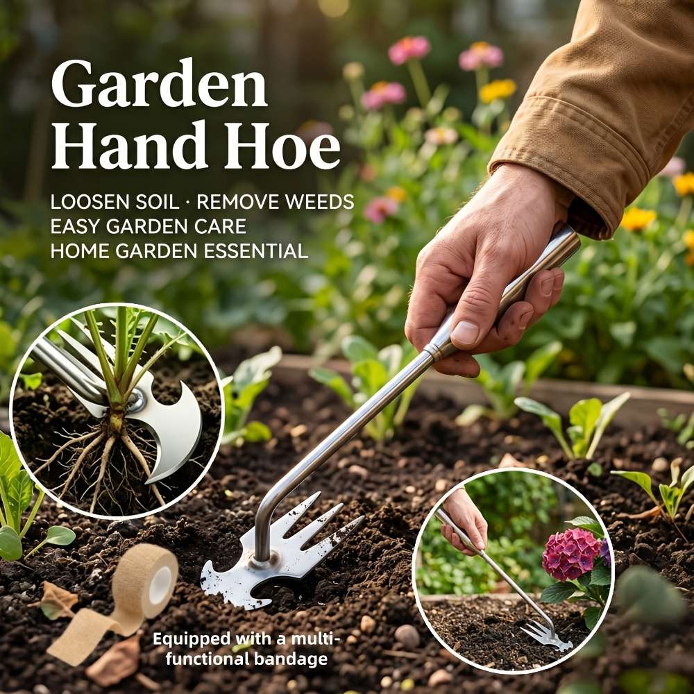 Garden Supplies Quantity 2Pcs: 50Cm Thickened Weeding Rake Multi Functional Tape