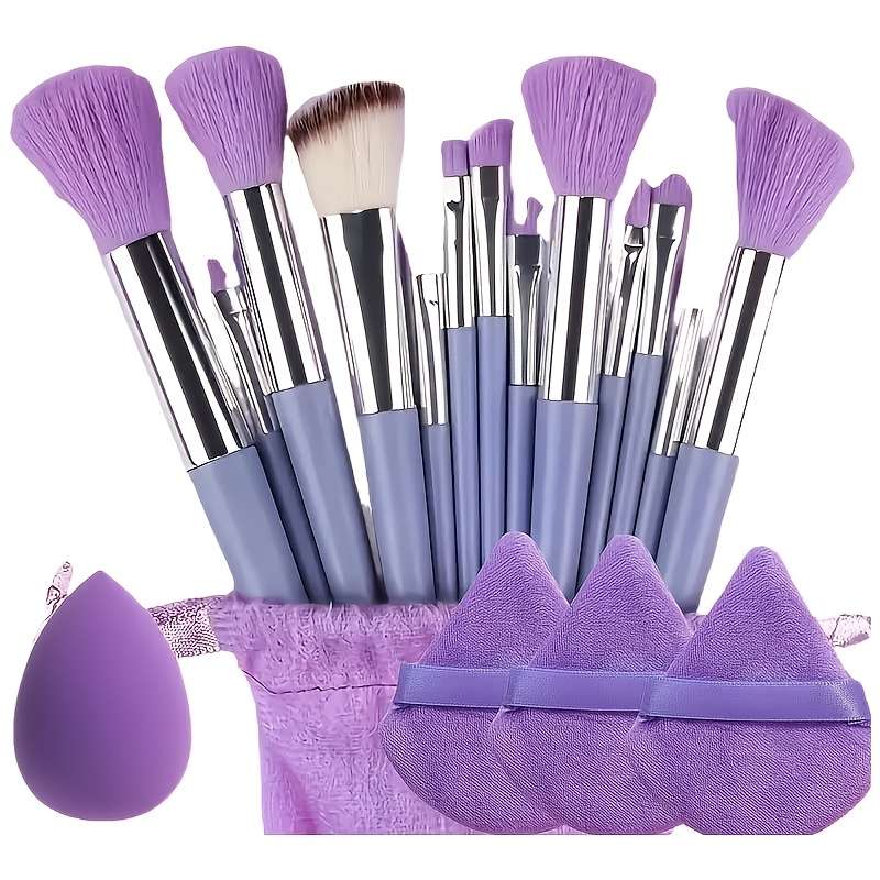 Makeup Brush Set Color Noble Purple
