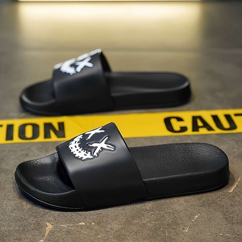 Men Slippers Summer Style White Size Uk 7