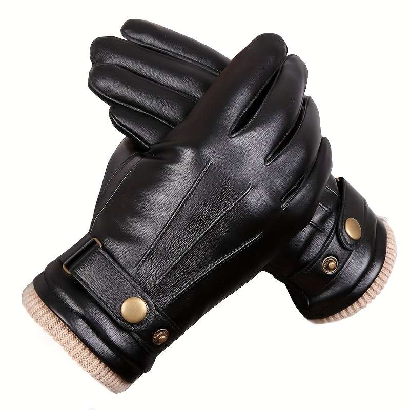 Winter Gloves Color Black