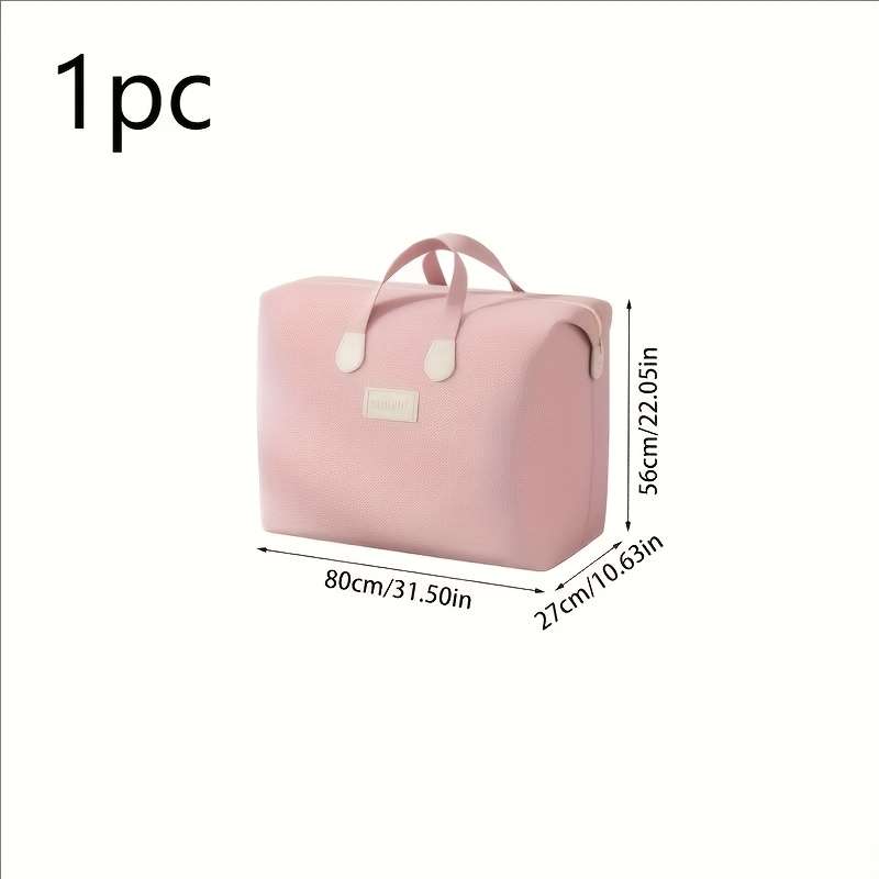 6Pcs Travel Bag Luggage Bag For Quilt Lotus Size M