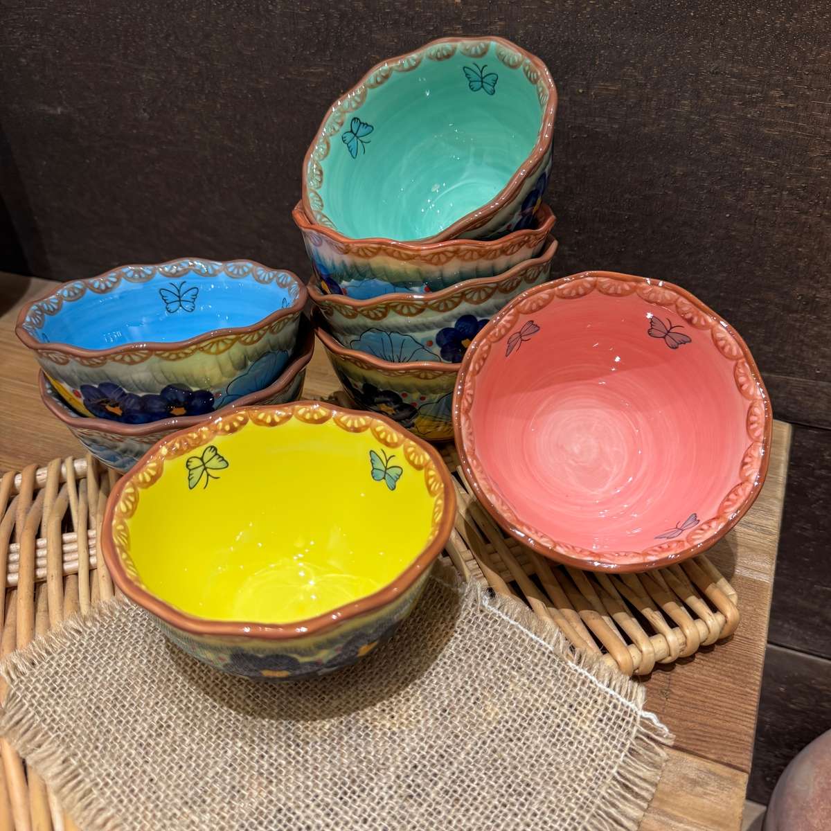 Bowl Color 11.43Cmblue