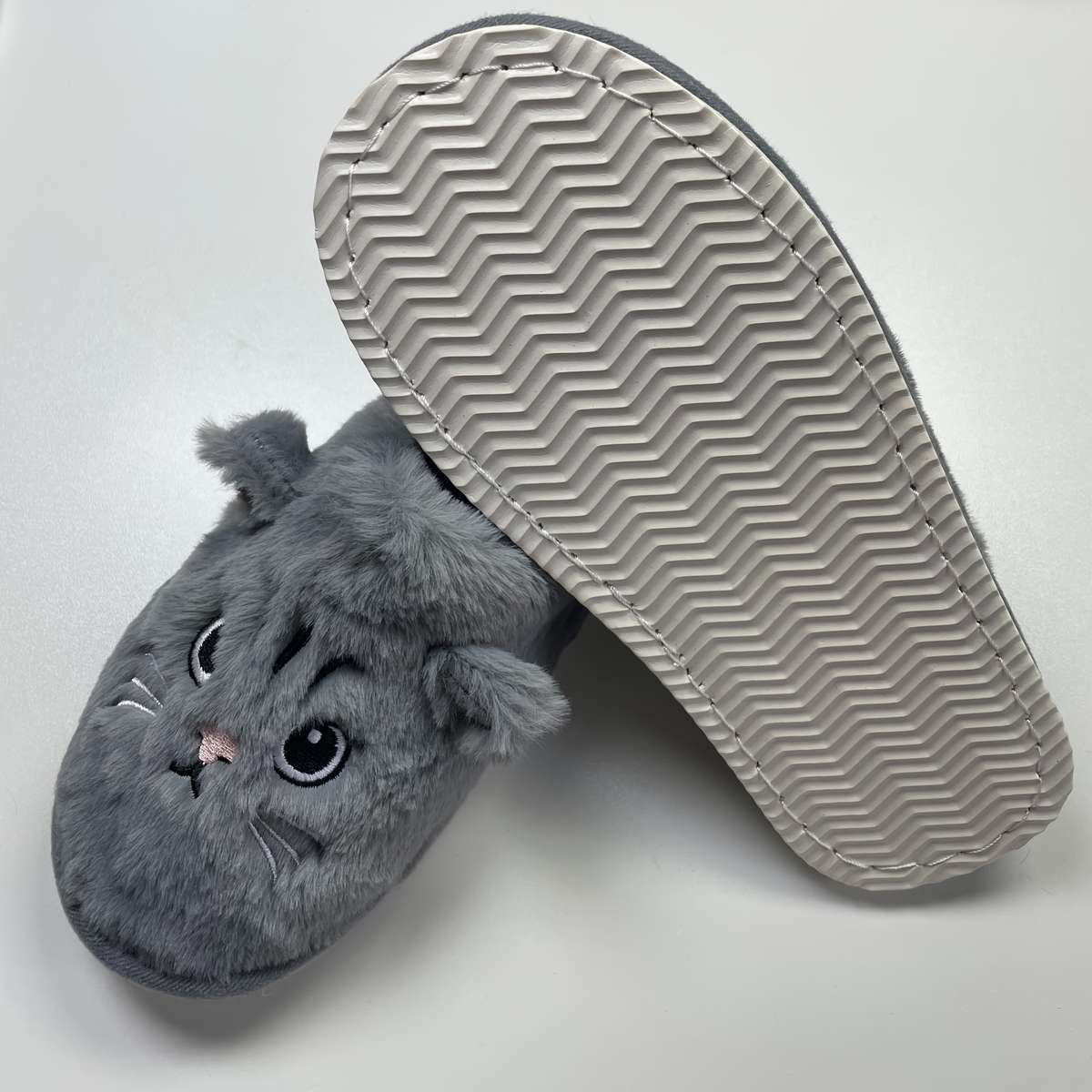 Cotton Slippers Color Grey Sizeuk 6.5-7