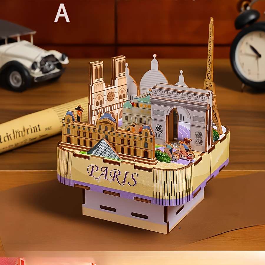 Building Toy Architectural Model Toy Set Model Paris A