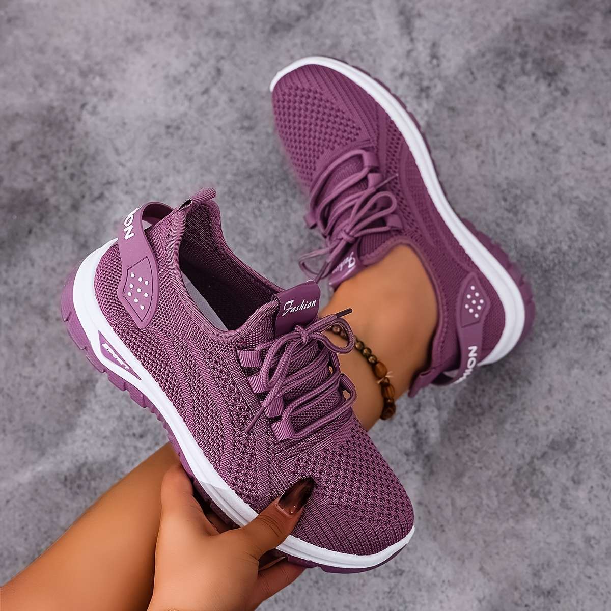 Women S Sneakers Color Violet Sizeuk 4.5