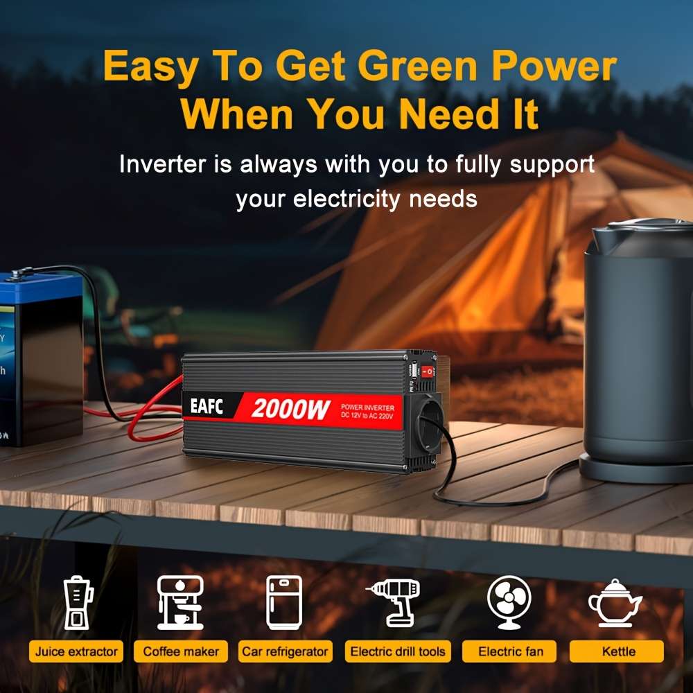 Inverter Items Rated Power 1000W Style12V