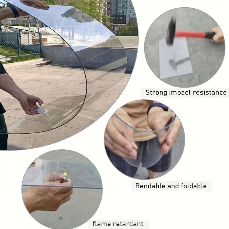 Polycarbonate Sheets Style 1Mm Clear  Sheet Panel 61250Cm