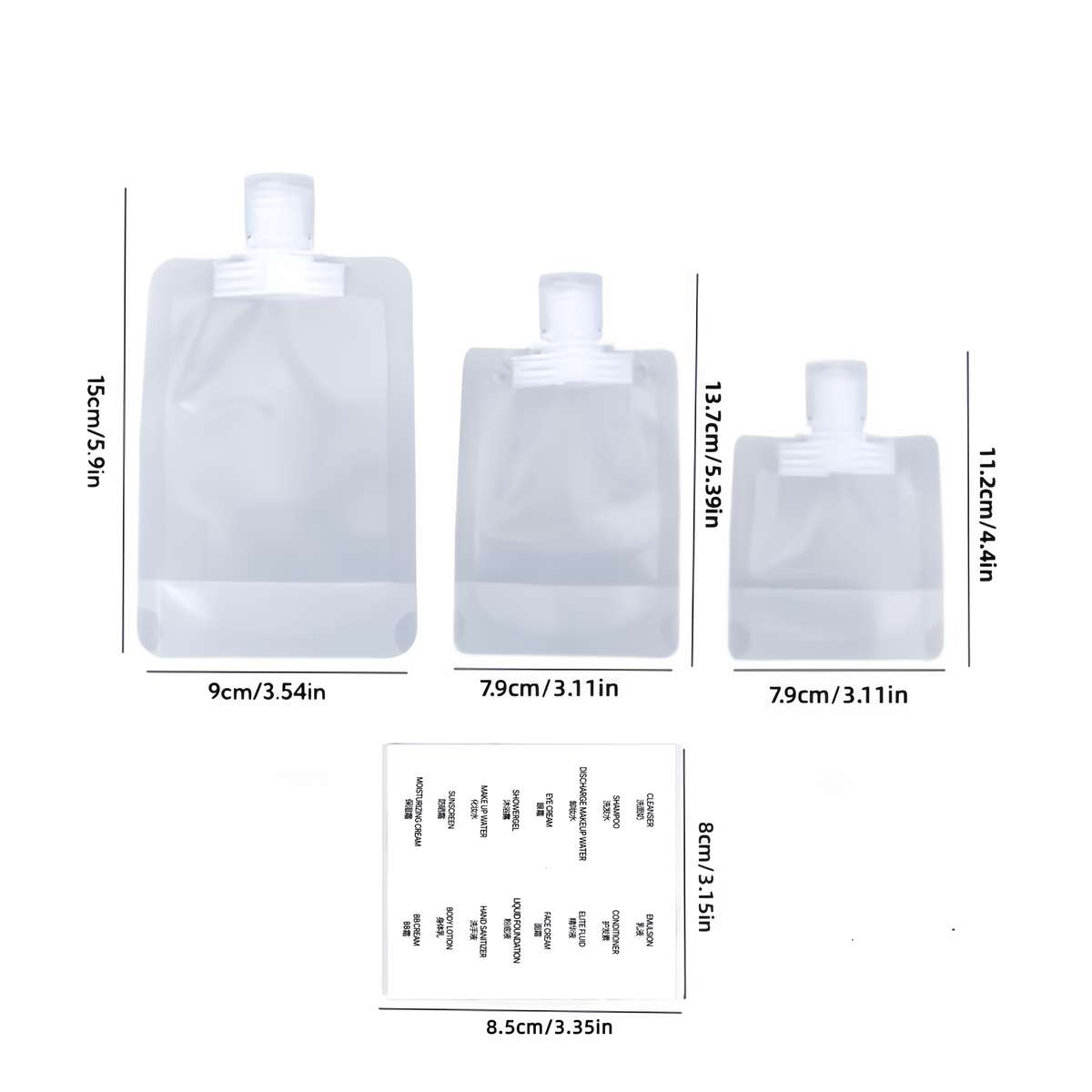 Storage Bag Quantity Medium Size X3