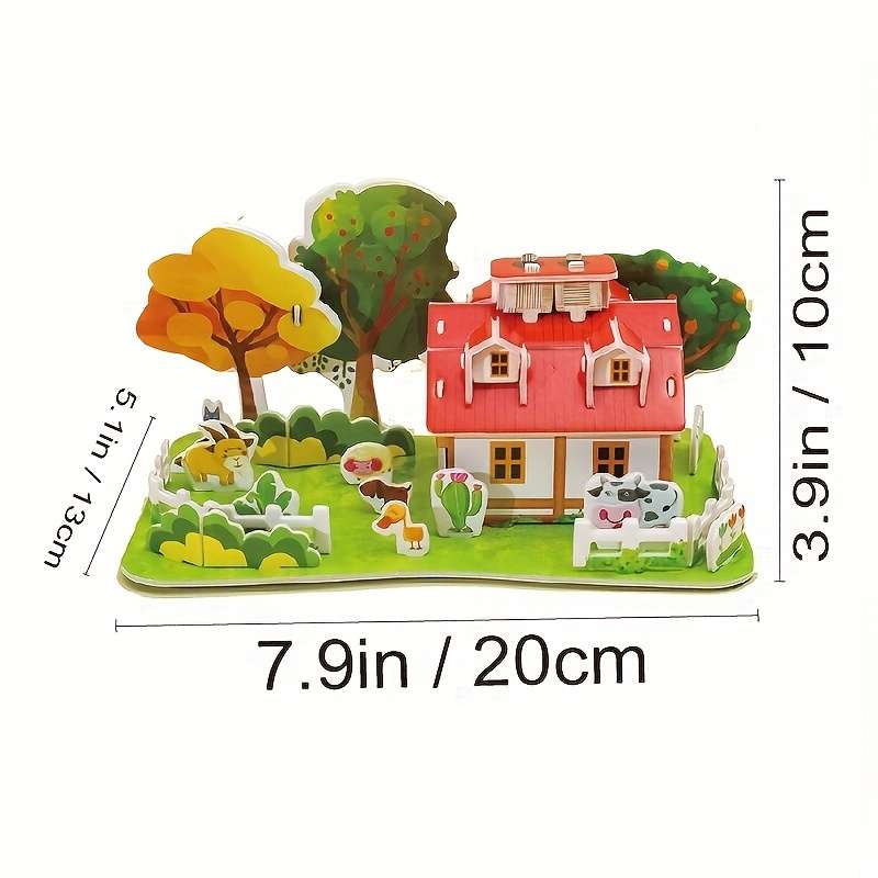 Building Toy Architectural Model Toy Set Model Jf A011