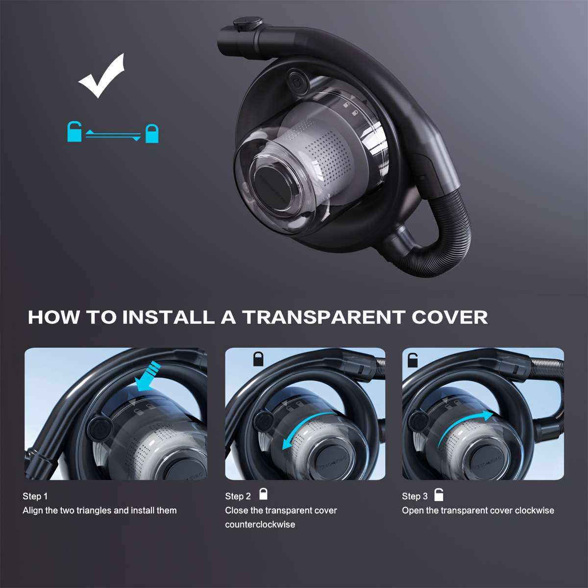 Vacuum Cleaner Color 906Pro Blue