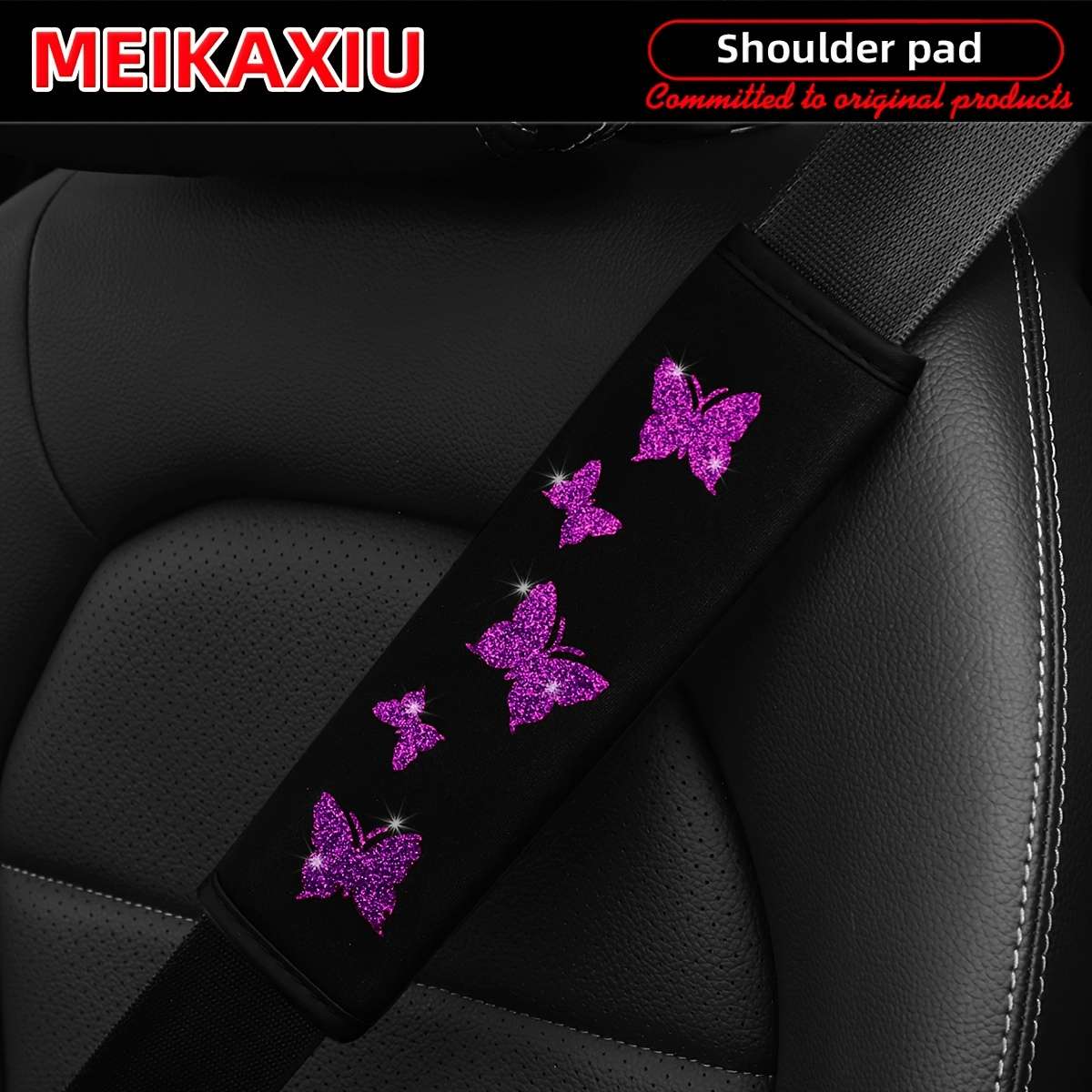 Car Seat Belt Covers Drakgray