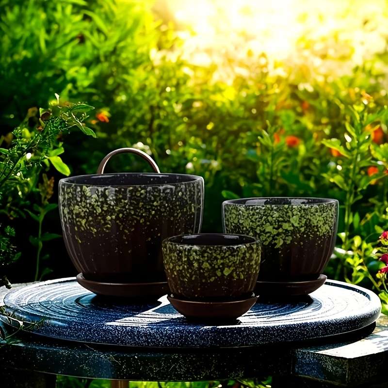 Flowerpot Color 3Pcs Flower Pots