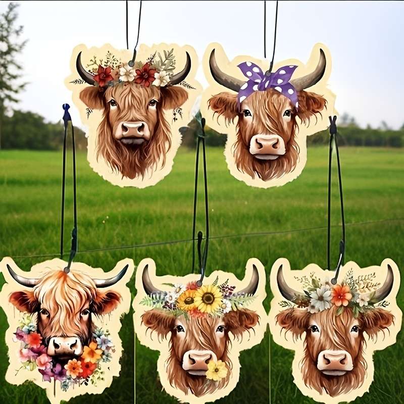 Car Interior Decor  6Pcs