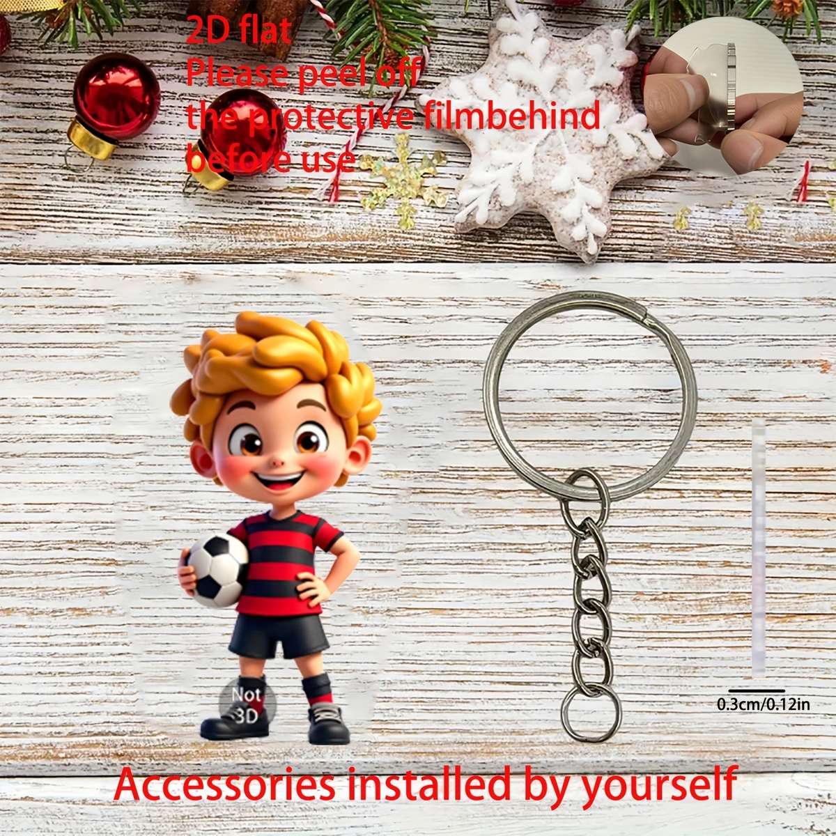 Keychain Ornament Size 5Cm
