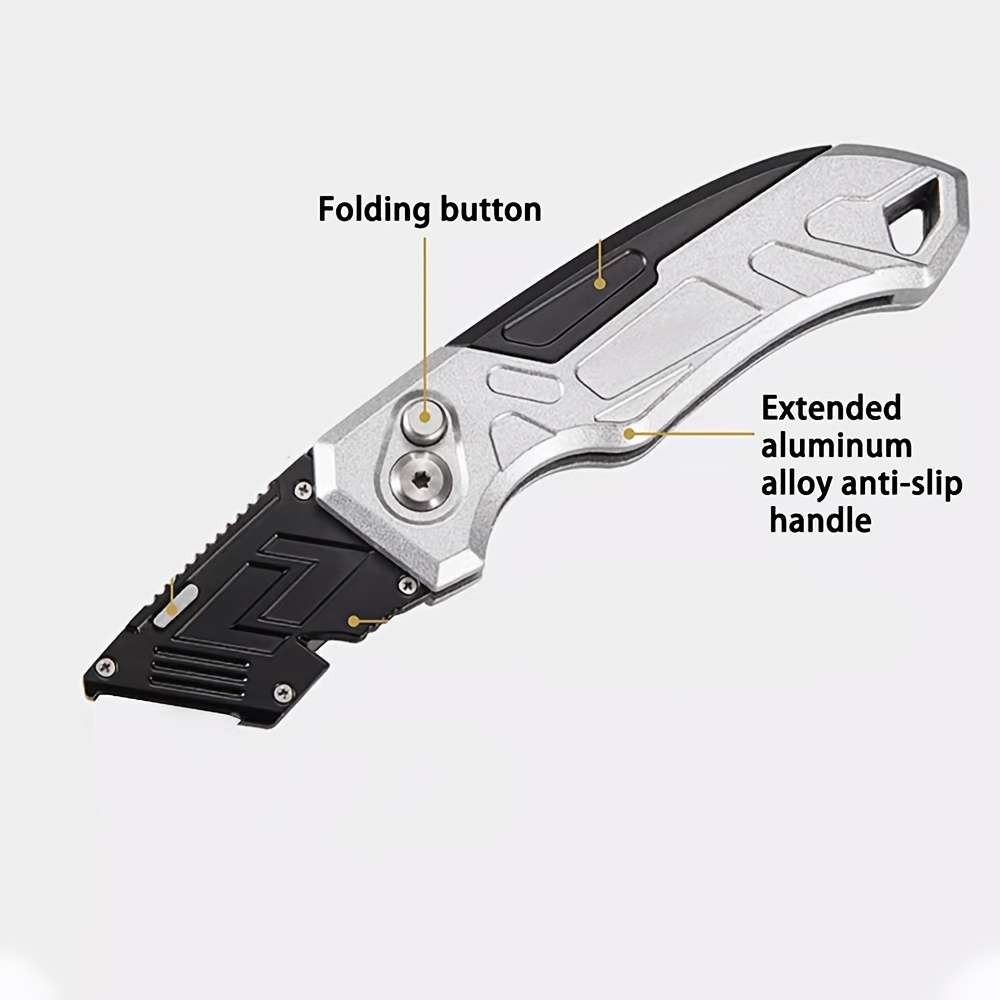 2PCS Holder With Detachable Replaceable Blades Lightweight Aluminum Handle Red