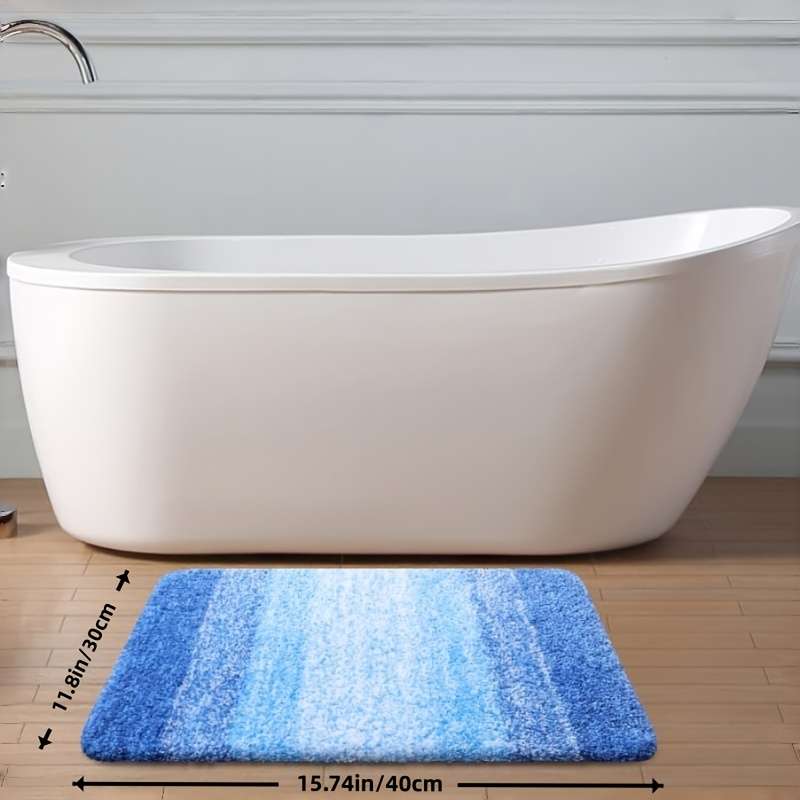 Floor Mats Color Blue Size 30X40Cm