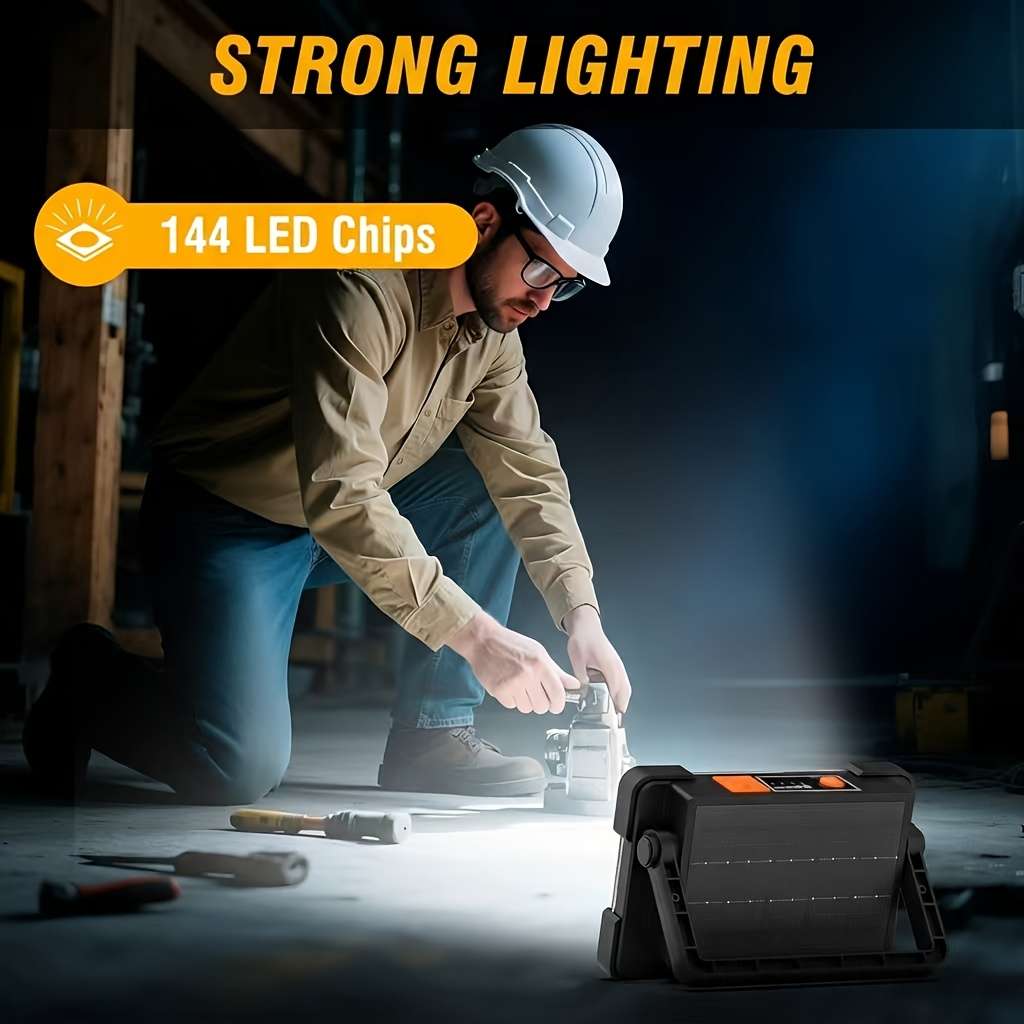 Solar Emergency Lights Color Black