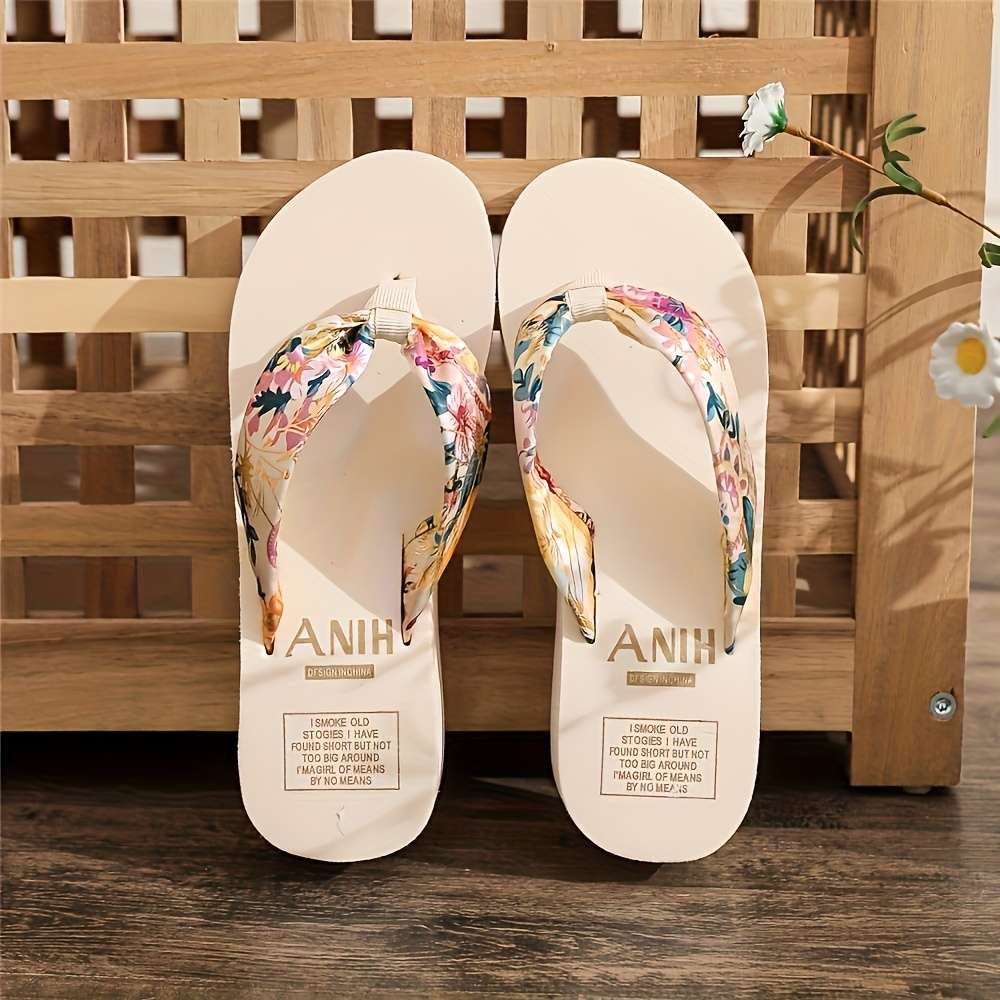Ladies Summer Flip Flops White Uk 2