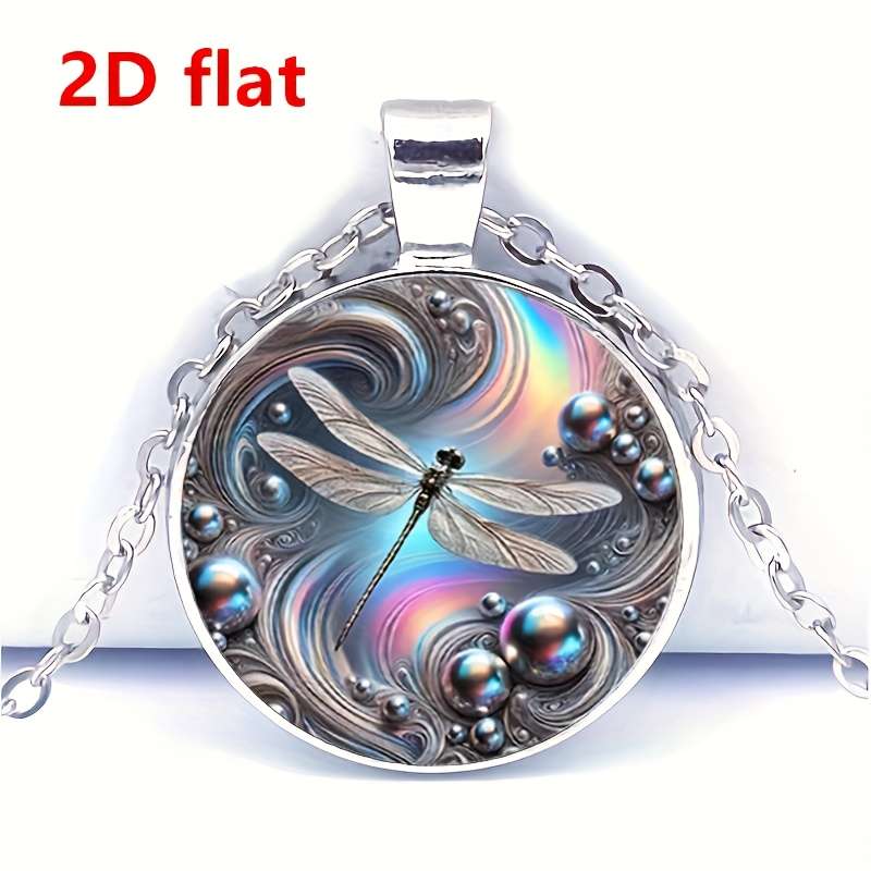 Handcrafted Plated Elegant Dragonfly Pendant