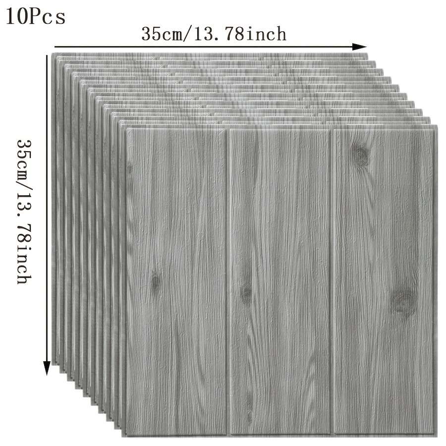 Premium Satin Desk Wrap Model White wood grain 10pcs 35x35cm